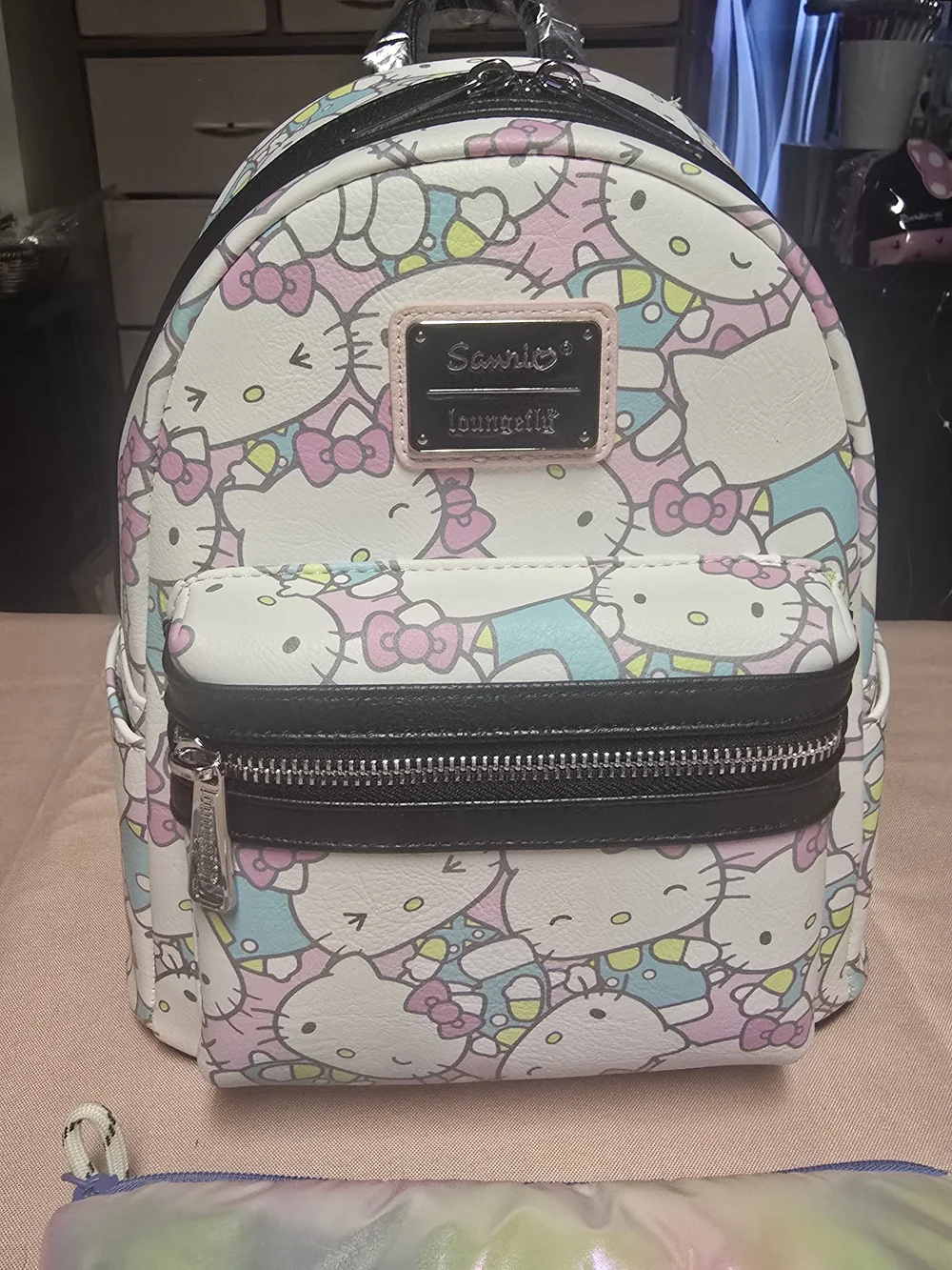 NWT Hello Kitty Loungefly Pastel Backpack & Lifestyle Accessory Bundle